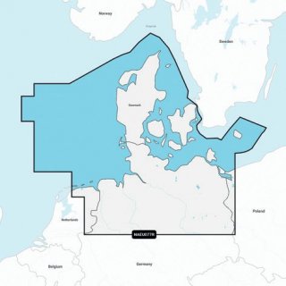 Navionics+ EU077R Dänemark, Deutschland Nord- und Ostseeküste NAEU077R