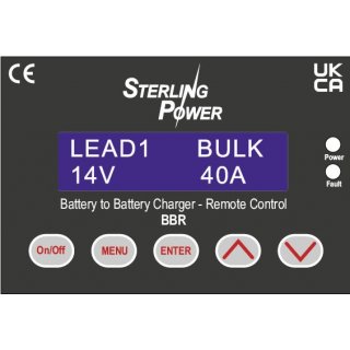 Sterling Fernbedienung mit Anzeige für Batterie-zu-Batterie Ladegeräten mit bideriktionaler Ladung BBR 7170-13