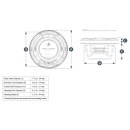 JL Audio Marine Lautsprecher Paar 7 Zoll mit LED M6-770X-weißer Sportgrill