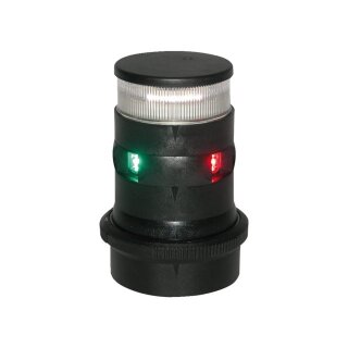 Aquasignal Serie 34 LED Dreifarben/Anker Laterne Gehäusefarbe schwarz