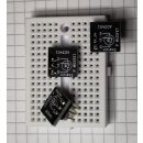 2 Stück P-Kanal MOSFET AO3401 auf Platine mit 3 Stiftkontakten