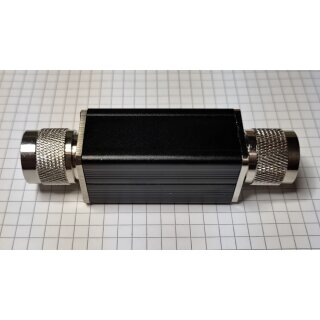 HF Gehäuse 50mm mit 2 x N Steckern zu SMA  für eigene Projekte, Projektbox
