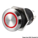 Osculati Ein-Aus Schalter 24V bis 10A mit roter LED 14.215.10