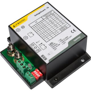 Cristec Voltage Guard, Unterspannungsabschalter mit 70A, schützt die Bord Batterie - Vorführgerät- 1 Jahr Gewährleistung
