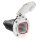 Osculati Cruiser Steckdose 32A schwarz 3-polig 230V mit Va-Stahl Deckel 14.432.21