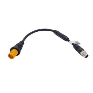 Navico Gigabit zu Ethernet Adapterkabel Lowrance/Simrad/B&G M12(m) zu 5Pin(w) orange 37cm 000-16448-001