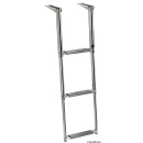 Osculati ausziehbare Badeleiter aus Edelstahl mit 3 Stufen