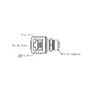 Orca Adapter M12 männlich, RJ45-Buchse; Code...