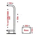 Echomax Dachhalter für EM230BR Radarreflektor