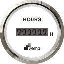 Wema Betriebsstundenzähler silber & weiß...