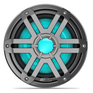 JL Audio M200 Marinesubwoofer - grau - LED 10 Zoll