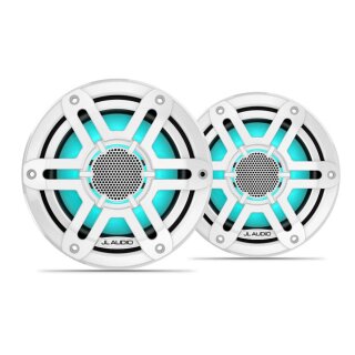JL Audio M200 Lausprecher Paar - 7,7 -Zoll mit LED und weißem Sport-Grill