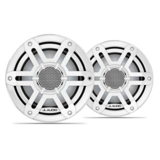 JL Audio M200 Lausprecher Paar - 6,5-Zoll mit Sport-Grill weiß
