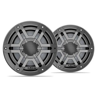 JL Audio M200 Lausprecher Paar - 6,5-Zoll mit Sport-Grill grau