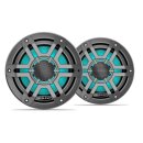 JL Audio M200 Lausprecher Paar - 7,7 -Zoll mit LED und grauen Sport-Grill