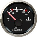 Wema Tankanzeige schwarz Wassertemperatur 0-120°C mit...