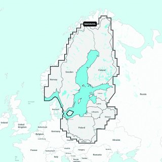 Navionics 44 XG auf SD/MSD Ostsee, Finnland, Schweden &amp; S&uuml;dnorwegen
