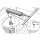 Raymarine Aufbauständer 89mm für Pinnenpiloten D030