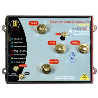 Sterling ProSplit R Ladestrom Verteiler 120A, 3 Batterien, PSR123