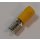Flachsteckhülsen 6,3mm isoliert gelb für Kabel  4-6 mm² 10 St.