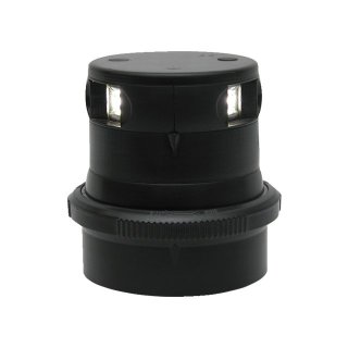 Aquasignal Serie 34 LED Topp Laterne Aufbaumontage, Gehäuse schwarz