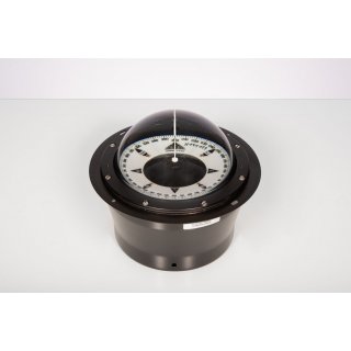 Cassens &amp; Plath Einbau Kompass DELTA/1 Professional schwarzes Geh&auml;use, wei&szlig;e Rose 2&deg; Teilung, 36201b