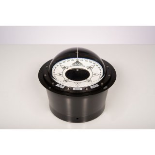 Cassens &amp; Plath Einbau Kompass BETA/1 Professional schwarzes Geh&auml;use, wei&szlig;e Rose 1&deg; Teilung, 35201b