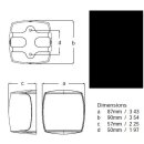 Hella Marine Navi LED Pro Steuerbordlicht grün, schwarzes Gehäuse BSH 2LT 017 461-001