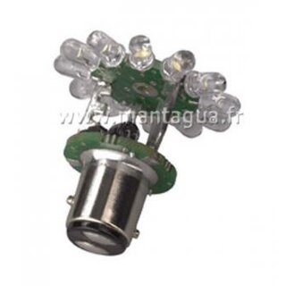 Mantagua LED Birne 360 Grad Bay15D für Positionslichter Tragweite 2sm 01029