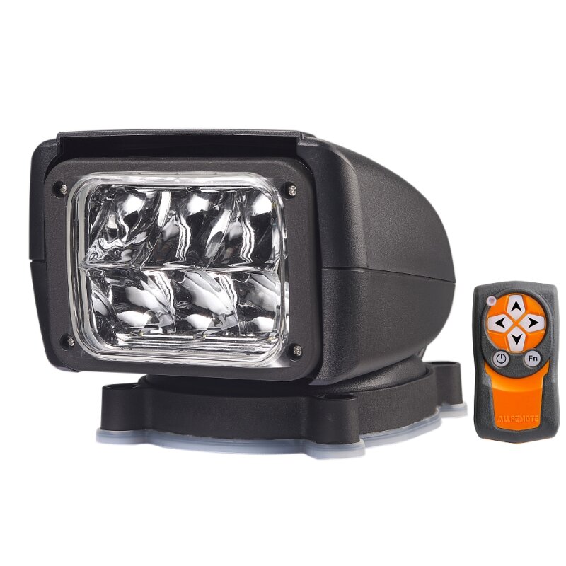 360° LED Suchscheinwerfer 55 W 12–24 V – Wasserdicht IP67 Mit Funkfernbedienung (100 M) Für Auto, Boot & Geländewagen 360° LED Suchscheinwerfer 55 W 12–24 V – Wasserdicht IP67 Mit Funkfernbedienung (100 M) Für Auto, Boot & Geländewagen