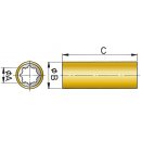 Vetus Wellenlager Durchmesser 40mm zu 2 1/8" Messing RULAGER40