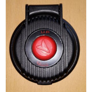 Quick Fu&szlig;schalter schwarz mit rotem Knopf Up