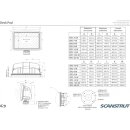 Scanstrut SPD-13-W Instrumentenkonsole weiß Aufbaurmontage