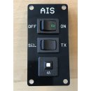 AIS Schalter 1x Ein mit 12V LED & 1x Silent & Sicherung YSAIS3