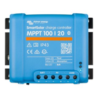Victron SmartSolar MPPT 100/20 Laderegler mit Bluetooth für 12V/24V/48V SCC110020160R