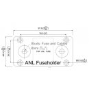 BEP Pro Installer Sicherungshalter ANL 35-300A 778-ANL 8mm Schrauben