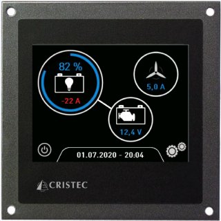 Cristec Batterie Monitor BAT-MON-3.5 mit 1x300A Shunt