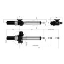 B&G Hydraulischer Linearantrieb T1 12V Hydraulic RAM Type 1 RAM-T1-12V