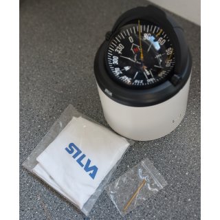 Silva Kompass 125T Pacific Schwarz mit Säule 6641-125