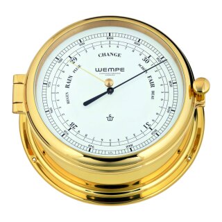 Wempe Admiral II Barometer Doppeldose hPa/inch Messing CW450011